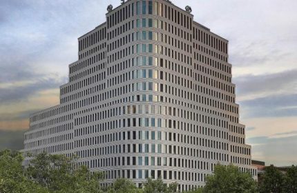 Sofitel Berlin Kurfurstendamm Hotel. Gay-friendly, pet-friendly hotel in Berlin. View of the hotel's architecture from the outside.