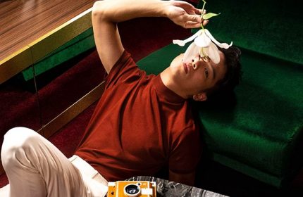 Stories Hotel Budapest: Man with flower. Gay-friendly hotel. Stylish, modern design for gay travelers. Budapest travel advice.