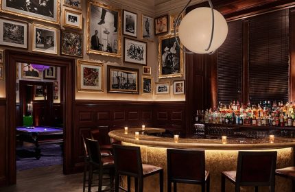 The New York EDITION gay-friendly hotel bar. Stylish interior with a pool table, art-filled walls, and a well-stocked bar. Upscale vibe.