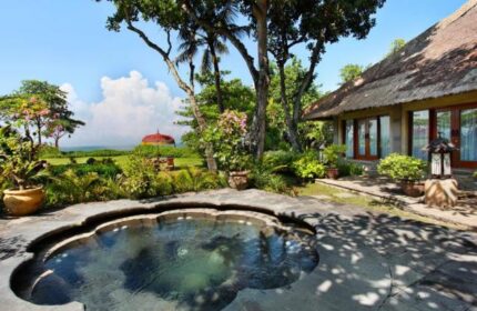 The Royal Beach Seminyak Bali MGallery Collection: Private plunge pool at gay-friendly hotel. Lush garden and ocean view. Bali paradise.