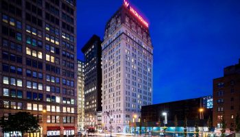 W New York - Union Square Hotel at night. Gay-friendly hotel in Union Square, NYC. Travel advice for gay men in New York.