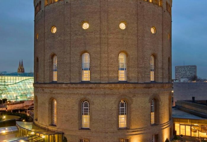 Wasserturm Hotel Cologne, a gay-friendly Curio Collection by Hilton. The iconic water tower is a unique hotel for gay travelers.
