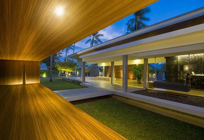 X2 Koh Samui: Gay-friendly spa retreat. Modern architecture with wood details, open spaces, and lush greenery. A relaxing tropical escape.