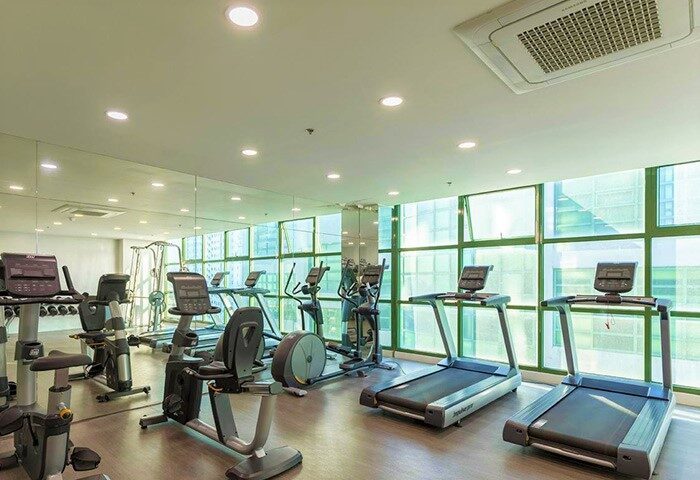 ZEN Rooms Symphony Timog Ave QC gay-friendly hotel gym. Treadmills, bikes, and weights for a great workout. Stay fit on your trip!