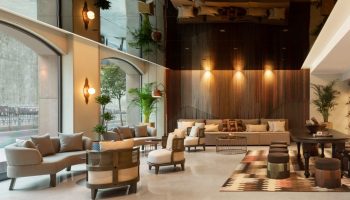 Burdock Hotel Istanbul, Autograph Collection lobby. Stylish seating area, modern design. Gay-popular hotel meet Istanbul.