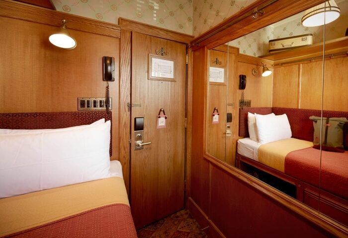 The Jane Hotel, New York. Cabin room interior, perfect for Instagram. Near gay bars, it's a top choice for gay men travel.