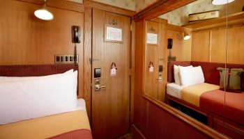 The Jane Hotel, New York. Cabin room interior, perfect for Instagram. Near gay bars, it's a top choice for gay men travel.