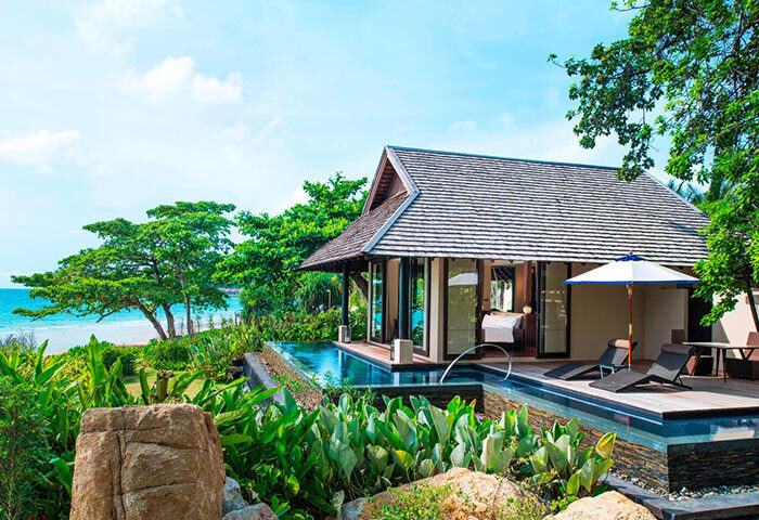 Vana Belle, Koh Samui pool villa. Gay beach resort in Thailand. Luxury Collection for gay travel. Best pool villas for gay men.