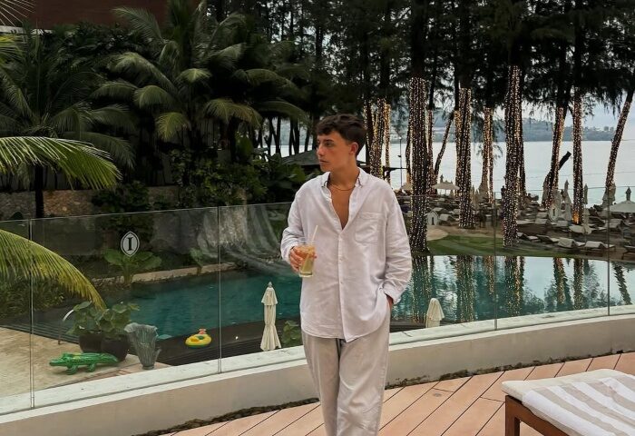 Gay honeymoon: Man at InterContinental Phuket Resort, an IHG Hotel. Beachfront views, pool, & tropical setting. Popular gay travel destination.