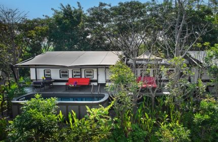 InterContinental Khao Yai Resort pool villa. Perfect honeymoon spot for gay men in Khao Yai National Park. Luxury travel in Thailand.