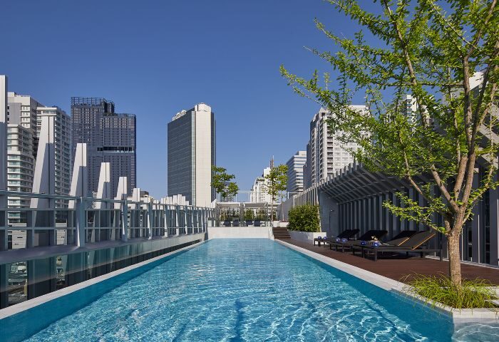Best Gay Serviced Apartments with Rooftop Pool Somerset Maison Asoke Bangkok