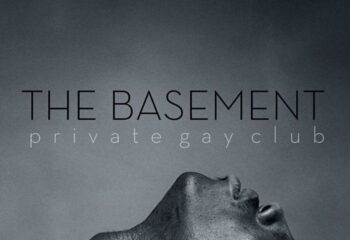 The Basement Club Barcelona: Private gay club promo image. Man's face looking up. Gay cruise club in Barcelona. Gay travel advice.