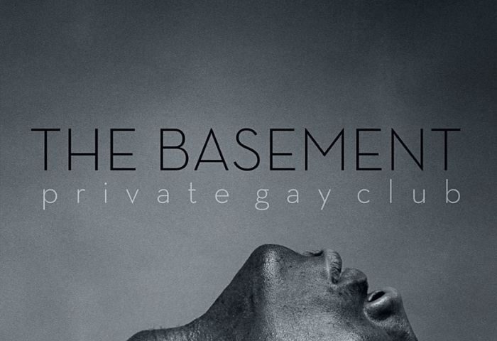The Basement Club Barcelona: Private gay club promo image. Man's face looking up. Gay cruise club in Barcelona. Gay travel advice.