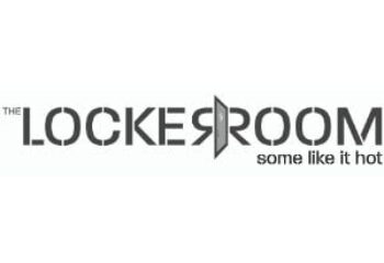 The Locker Room logo. Gay sauna & cruise club. Text reads some like it hot. Gay travel advice for saunas, locker rooms, and cruising spots.