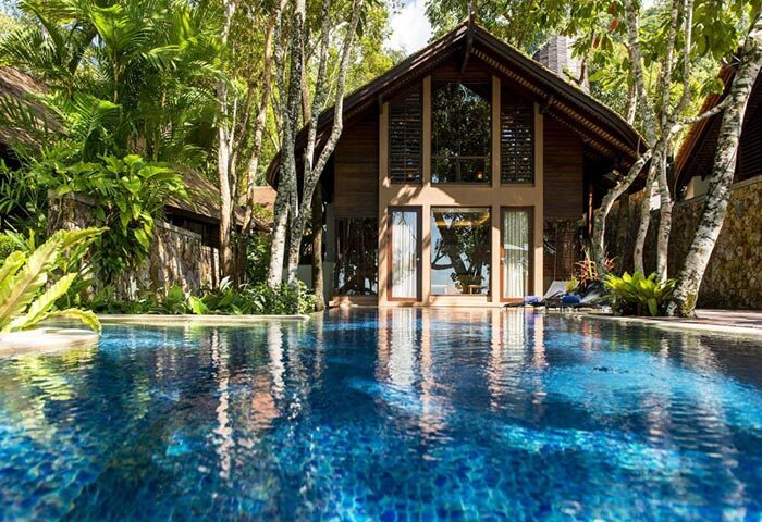 Tubkaak Krabi Boutique Resort private pool villa. Gay-friendly hotel in Krabi, Thailand. Honeymoon destination with luxury villas.