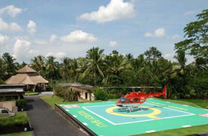 Best Luxury Gay Hotel Bali Viceroy Bali Ubud Helicopter Pad