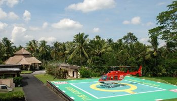 Best Luxury Gay Hotel Bali Viceroy Bali Ubud Helicopter Pad