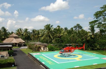 Best Luxury Gay Hotel Bali Viceroy Bali Ubud Helicopter Pad