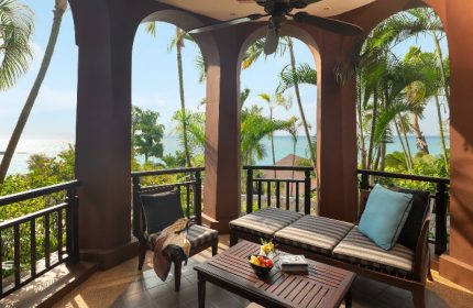 InterContinental Pattaya Resort balcony view for gay honeymoon. Tropical getaway with ocean view from IHG Hotel, perfect for gay travels.